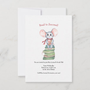 Book Mouse Reading Club Kaart