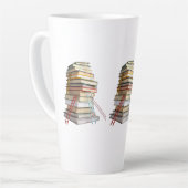 Book Mug Gifts for Book Lovers Latte Mok (Linkerhoek)