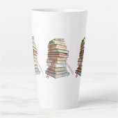 Book Mug Gifts for Book Lovers Latte Mok (Voorkant)