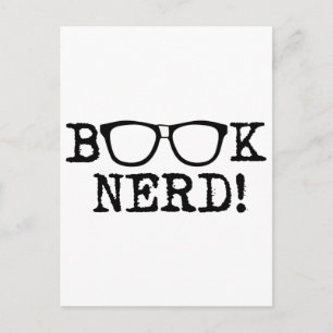 Book Nerd Briefkaart