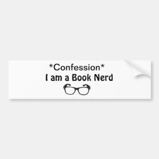 Book Nerd Bumpersticker