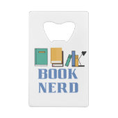 Book Nerd Creditkaart Flessenopener (Achterkant)