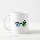 Book Nerd Glasses Koffiemok (Links)