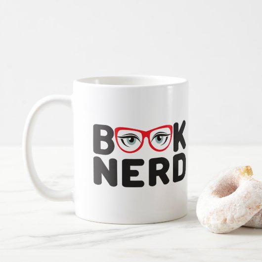 Book Nerd Koffiemok (Met donut)