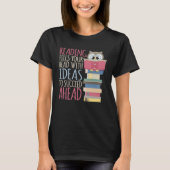 Book Nerd Library & Librarian Reading Book Bookwor T-shirt (Voorkant)