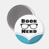 Book Nerd Magneet (Voorkant / Achterkant)