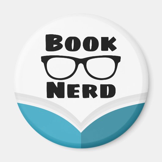 Book Nerd Magneet (Voorkant)