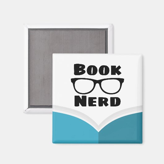 Book Nerd Magneet (Voorkant / Achterkant)
