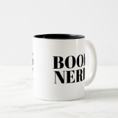 Book Nerd mok | Kute Book Lover Slogan Mok (Voorkant rechts)