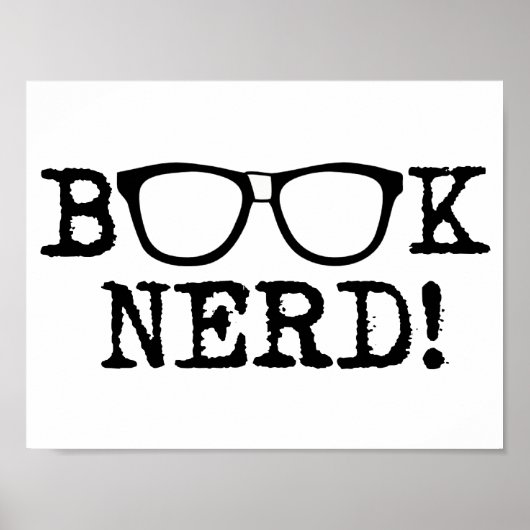 Book Nerd Poster (Voorkant)