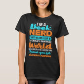 Book Nerd Reading Reader Bookworm Librarian Biblio T-shirt (Voorkant)