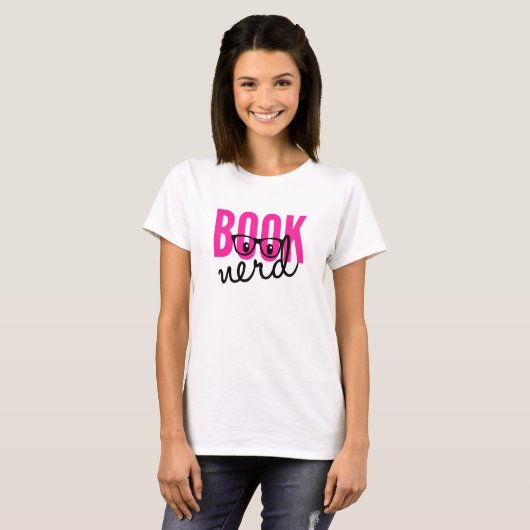 Book Nerd T-Shirt (Voorkant volledig)