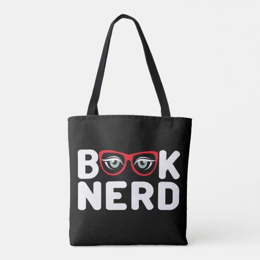 Book Nerd Tote Bag (Achterkant)