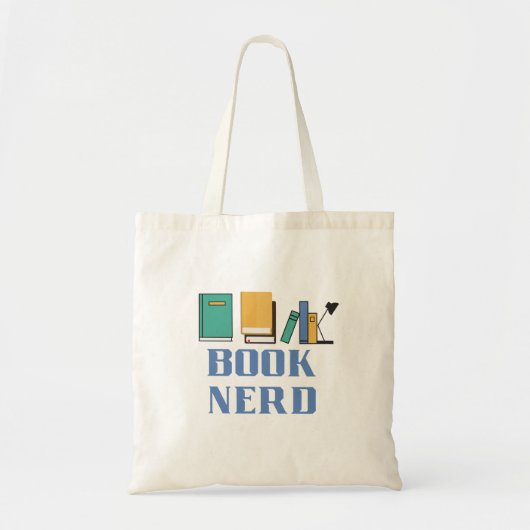 Book Nerd Tote Bag (Voorkant)