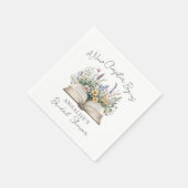 Book New Chapter Wildflower Bridal Shower Servet (Hoek)