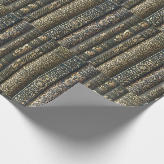 Book Nook Bibliophile Cadeaupapier (Hoek)