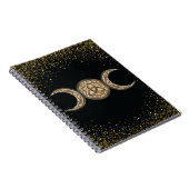 Book of Shadows Celtic Triple Moon/Triple Goddess  Notitieboek (Rechterzijde)