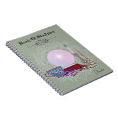 Book of Shadows Crystal Ball Candle Journal Green Notitieboek (Rechterzijde)