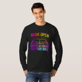 Book Open Eyes On Him Read Your Bible T-shirt (Voorkant volledig)