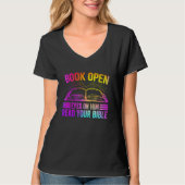 Book Open Eyes On Him Read Your Bible T-shirt (Voorkant)