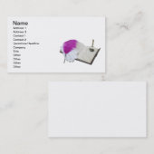 Book Pen Handschoenen Visitekaartje (Voorkant / Achterkant)