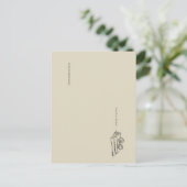 Book Pile- Minimalist Book Lover  Briefkaart (Staand voorkant)