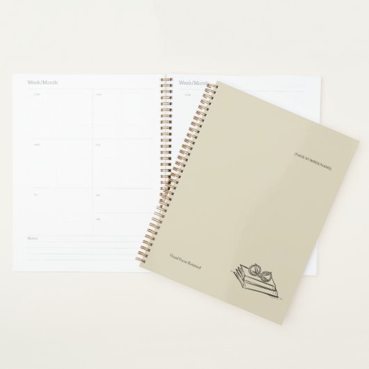 Book Pile- Minimalist Book Lover Planner (Display)