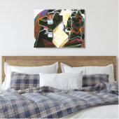 Book, Pipe and Glasses, Juan Gris,  Cubisme Canvas Afdruk (Insitu (Slaapkamer))