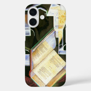 Book, Pipe and Glasses, Juan Gris,  Cubisme iPhone 16 Hoesje