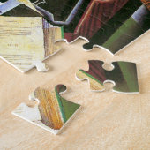 Book, Pipe and Glasses, Juan Gris, Cubisme Legpuzzel (Zijkant)