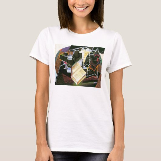 Book, Pipe and Glasses, Juan Gris, Cubisme T-shirt (Voorkant)