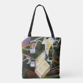 Book, Pipe and Glasses, Juan Gris,  Cubisme Tote Bag (Achterkant)