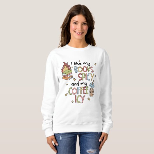 Book Reader Sweatshirt Funny (Voorkant volledig)