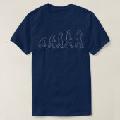 Book Reading Evolution Book Reading Evolution Book T-shirt (Design voorkant)