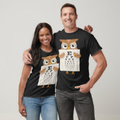 Book Reading Owl Bird Wisdom Smart T-shirt (Unisex)
