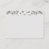 Book Request Baby shower Invitation Insert Card Informatiekaartje (Achterkant)