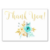 Book Request Gold Blauwgroen Floral Baby shower Ca Kaart (Achterkant)