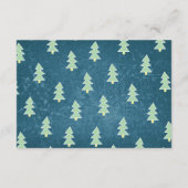 Book Request Mountain-Baby shower Informatiekaartje (Achterkant)