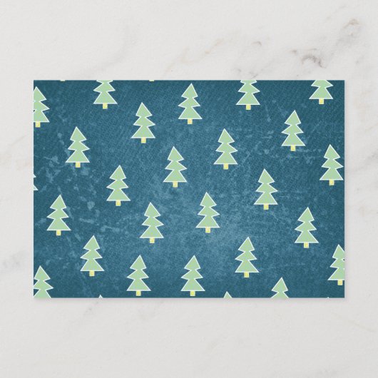 Book Request Mountain-Baby shower Informatiekaartje (Achterkant)