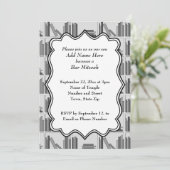 Book Shelf Design Bar Mitzvah Kaart (Staand voorkant)