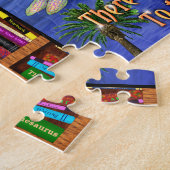 Book Ship Ocean Scene met Emily Dickinson Quote Legpuzzel (Zijkant)