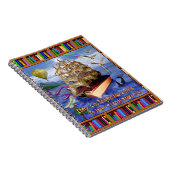 Book Ship Ocean Scene met Emily Dickinson Quote Notitieboek (Rechterzijde)