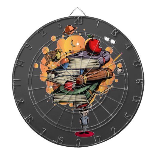 Book Smart Dartbord (Voorkant)