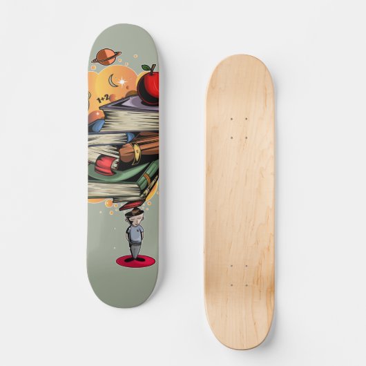 Book Smart Persoonlijk Skateboard (Voorkant)