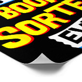 Book Sorter, Funny Job Occupation  Poster (Hoek)