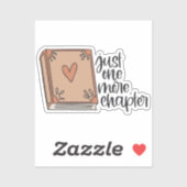 Book Sticker, Just one more chapter Sticker (Vel)