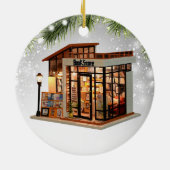 Book Store Librarian Bookworm Writer Reader Keramisch Ornament (Achterkant)