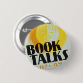  "Book Talks"-badge Ronde Button 5,7 Cm (Voorkant /achterkant)