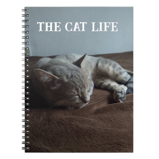 Book the Cat life Notitieboek (Voorkant)
