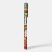 Book Theme Stained Glass Phone Case (Achterkant / Rechts)